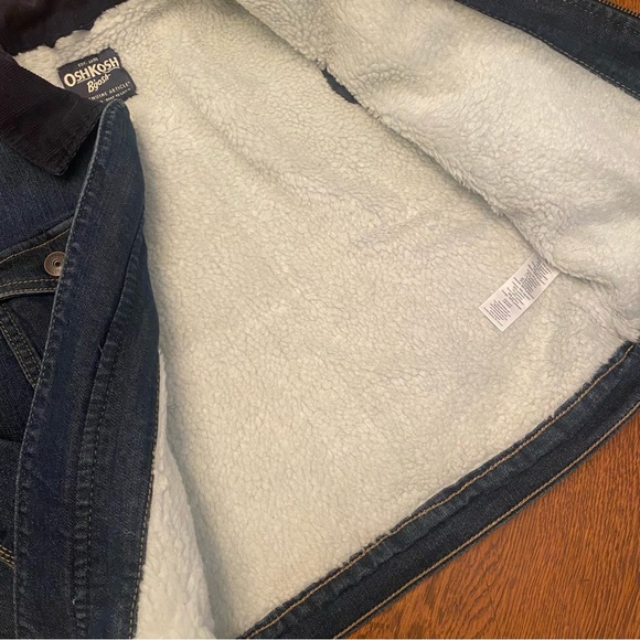OshKosh B’Gosh Denim Jacket with Sherpa Lining - Picture 3 of 4
